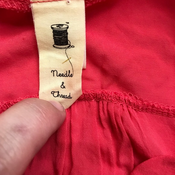 Needle & Thread WOMENS Blouse Small Red - Picture 6 of 8